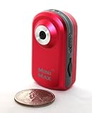 MiniMax Voice Activated Wearable Video Camera with Shirt Pocket Clip, Car Dashboard Mount and Sports Accessory Set - Red