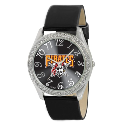 Game Time Women's MLB-GLI-PIT Glitz Classic Analog Pittsburgh Pirates Watch