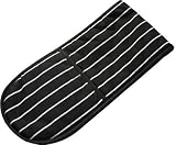 Black Butchers Stripe Double Oven Glove