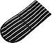 Black Butchers Stripe Double Oven Glove