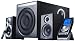 Edifier S530 Rev.2, 2.1-Soundsystem mit 2x 35W Satelliten und 1x 75W Subwoofer, inklusive Fernbedienung, schwarz