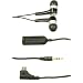 Samsung Premium Stereo Headset (schwarz) f�r Samsung B3310 / B7620 Armani / M7500 Armani / M8910 Pixon12 / S5600 / S7220 / S7350 / S7550 / S8300 -inkl. Trendline24 Transportbeutel