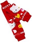 Hello Kitty by BabyLegs Winks Legwarmers, Red/White, One Size