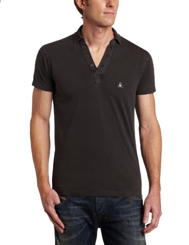 Diesel Men's T-All-Rs Shirt, Charcoal Grey, Large