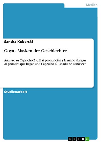 Goya - Masken der Geschlechter: Analyse zu Capricho 2 - 