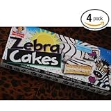 4 Boxes of Little Debbie Zebra Cakes - 10 Per Box