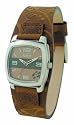 Kahuna Kus-0029L Ladies Brown Leather Cuff Watch