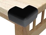 Kidkusion Toddler Corner Kushions Black - 8 Pack