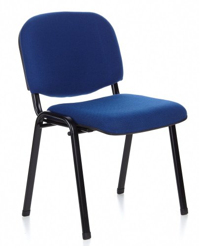 HJH Office/Buerostuhl24 704010 Konferenzstuhl / Besucherstuhl XT 600 blau / schwarz