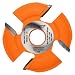 CMT 240.004.04 4 x 4 Tooth, 22mm Bore, Mini Spot Biscuit Joiner Blade For Lamello