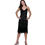 IMAGE OF Black Cocktail Dress. Beaded Cocktail Dress. Short Party Dress by Sean Collection (1788), S, Black