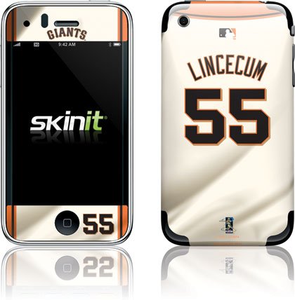 Skinit San Francisco Giants - Tim Lincecum #55 Vinyl Skin for Apple iPhone 3G / 3GS
