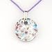 Murano Glass Pendant Jewelry - Mila Purple/Silver