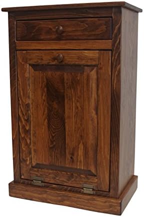 Pine Tilt Out Trash Bin (Cherry with Glaze)