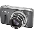 Canon PowerShot SX 260 HS Digitalkamera (GPS, 12,1 Megapixel, 20-fach opt. Zoom, 7,6 cm (3 Zoll) Display, bildstabilisiert) grau