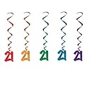 21 Whirls (asstd colors)    (5/Pkg)