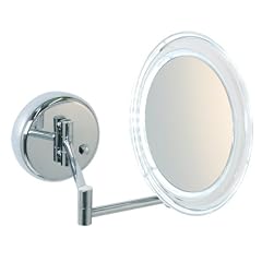 Enzo Rodi 413610 aufladbarar LED-Kosmetikspiegel mit 5-fach Vergr�sserung zur Wandmontage