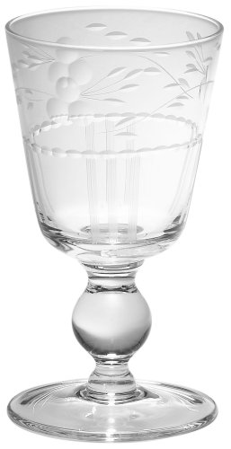 Childrens Toyshop  Kitchen & Housewares : Signature Housewares Faustina 8-Ounce Wine/Water Glasses, Clear, Set of 4