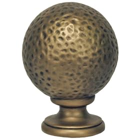 Melina Collection Honeycom Finial - Antique Bronze 2