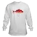 Red Snapper - fish print - Fishing Long Sleeve T-Shirt by CafePress
