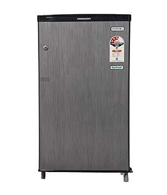 Videocon VCL093SH Marvel Direct-cool Single-door Refrigerator (80 Ltrs, 3 Star Rating, Silver Hair Line)