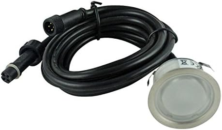 Landscape Lighting Bulbs Kit of 6 1-9/16" LED Deck Lights 12v Stainless Outdoor Garden with Transformer Outdoor Security Lighting