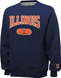 Illinois Fighting Illini Navy Varsity Crewneck Sweatshirt