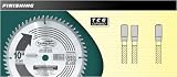 TimberLine 200-401 Finishing Saw Blades - 8 Diameter; 40 Teeth; 5/8 Bore; .118 Kerf; .070 Plate