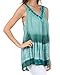 Sakkas Ombre Tie Dye Gauzy Crepe Sleeveless Relaxed Fit Top/Blouse