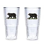 Tervis Tumblers - Black Bear - 24 oz Big T - set of 2