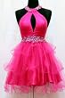 #1806 Sweet 16 Halter Short Pageant Homecoming Prom Dress