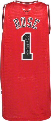 Derrick Rose Autographed Jersey | Details: Chicago Bulls, Reebok Swingman