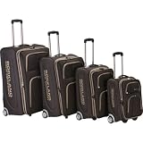 Rockland Luggage Varsity Polo Equipment 4 Piece Luggage Set