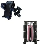 Bike Handlebar Holder Mount System for the Sony Walkman NW-S703F - Gomadic Brand