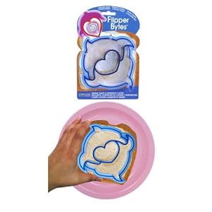 Evriholder CRST-F Flipper Bytes Unique Crust and Sandwich Cutter by Evriholder