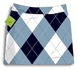 Loudmouth Golf Womens Skorts: Blue & White - Size 0