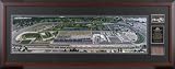 Indianapolis Motor Speedway Framed Panoramic Photograph with Brick and Track Pieces