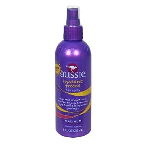 Aussie Instant Freeze Hair Spray, Maximum Hold, 8 fl oz (236 ml) courses shop 