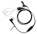 MOTOROLA Radio 2 Pin Earpiece (Bodyguard Style Two Wire Covert Acoustic Tube Headset with HQ PTT Microphone) THE-SECURITY-STORE