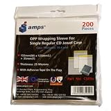 Amps CS09A Jewel Case Wrap - 200 Pack