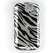 Electronics : Premium Design Hard Snap-on Case Cover for HTC MyTouch Slide, Safari Silver Zebra Print