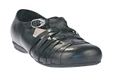 FOOTPRINTS Women's Janeiro T-Strap Flat,Black,38 EU (US Women's 7-7.5 M)