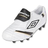 Umbro Speciali Premier HG Soccer Shoes (White Metallic/Black/Gold)