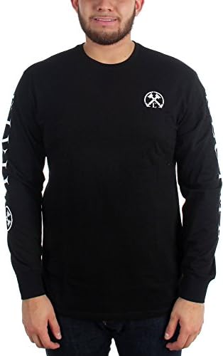 Civil - Mens Civil Regime Longsleeve Shirt, Size: Small, Color: Black