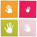 Handprint Wall Art Set In Pink