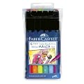 Faber Castell PITT Artist Pens Shojo Manga Drawing Set of Six Assorted Colors Pens