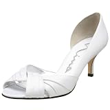 Nina Women's Culver Pump ,White Luster,8.5 M US