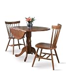 International Concepts 1A100-72 / A100-12 Copenhagen Dining Set in Soft Cherry