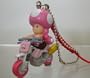 Nintendo Super Mario Tiny Mini Kart Figure Strap Keychain Toadette