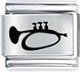 Trumpet Hobbies & Professions Italian Charm